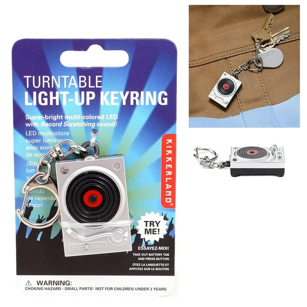 Kikkerland LED Keyring Camera with Sound